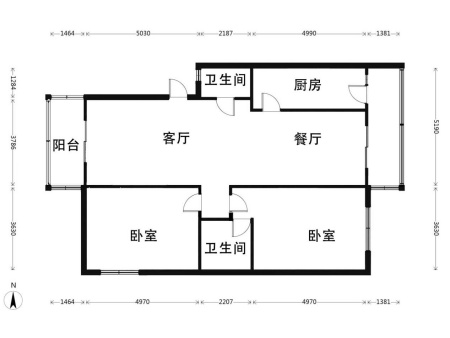 天津南開區134.1㎡大兩居住宅轉讓項目